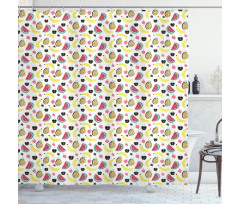 Modern Art Yummy Summer Shower Curtain