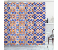 Moroccan Stars Design Shower Curtain