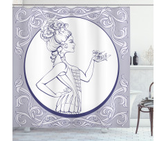 Rococo Style Shower Curtain