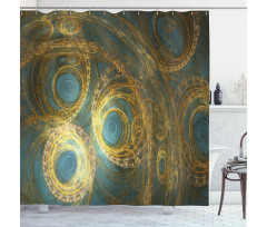 Abstract Surrealist Shower Curtain