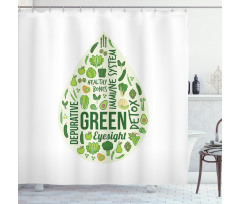 Inspirational Image Shower Curtain