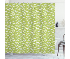 Bovines on Green Meadow Shower Curtain