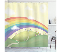Fairytale Countryside Shower Curtain