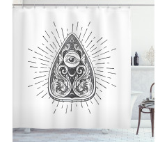 Hatched Sketch Shower Curtain