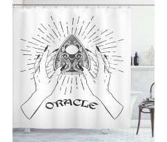 Long Nailed Witch Shower Curtain