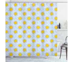 Detailed Petals Shower Curtain