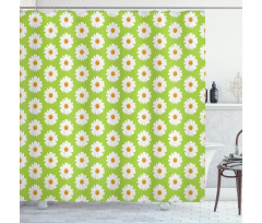 Marguerite Daisies Bloom Shower Curtain
