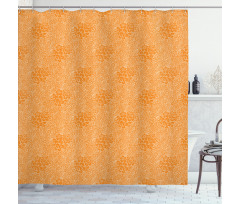 Rococo Floral Foliage Shower Curtain
