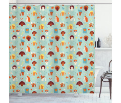 Diverse Women Shower Curtain