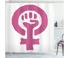 Feminism Ideology Shower Curtain