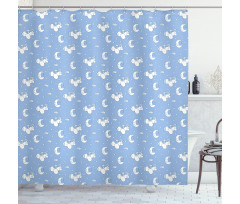 Fox Pilot Dreams Shower Curtain