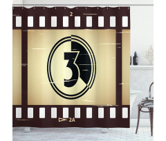 Countdown Screen Shower Curtain