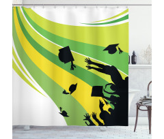 College Graduation Shower Curtain