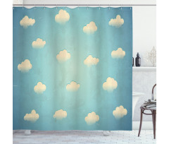 Vintage Weather Design Shower Curtain