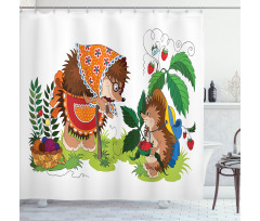 Granddaughter Animal Shower Curtain