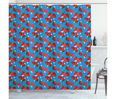 Yummy Fresh Fruits Shower Curtain