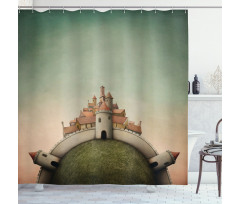 Magic City Design Shower Curtain