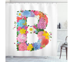 Romantic ABC Sign Shower Curtain