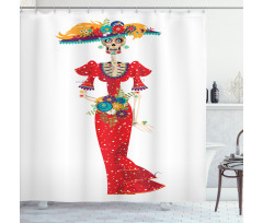 la Calavera Catrina Shower Curtain