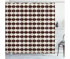 Traditional Pattern Shower Curtain