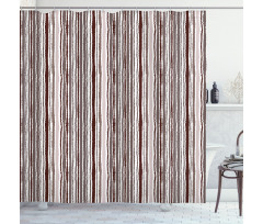 Torn Paper Shred Edge Shower Curtain