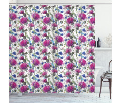 Colorful Summer Nature Shower Curtain