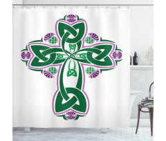 Celtic Everlasting Knot Shower Curtain