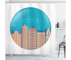 Snow Globe Inspiration Shower Curtain