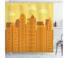 Big City Appearance Shower Curtain