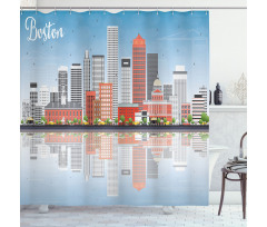 Travel Tourism Concept Shower Curtain