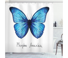 Abstract Butterfly Shower Curtain