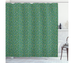 Colorful Spring Daisy Shower Curtain