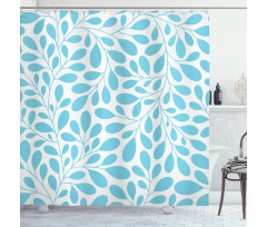 Lush Foliage Pattern Shower Curtain