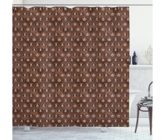 Flock of Big Angry Bears Shower Curtain