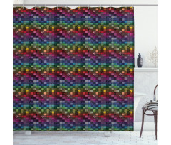 Hundreds of Tiles Shower Curtain