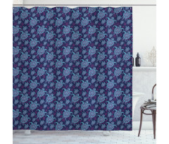 Nautical Animals Maya Shower Curtain