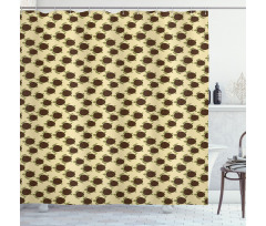 Swimming Animal Shells Shower Curtain