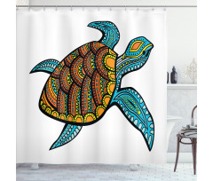 Tropical Pattern Shower Curtain