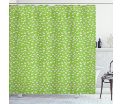 Goat Herd Graze on Meadow Shower Curtain