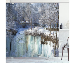 Frozen Minnehaha Fall Shower Curtain