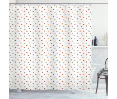 Autumn Abstract Pattern Shower Curtain