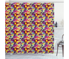 Oak Leaves with Nuts Shower Curtain