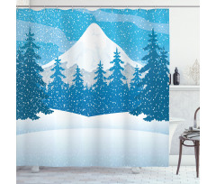 Mountain Forest Shower Curtain