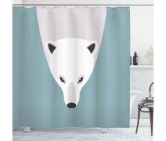 Flat Design Shower Curtain