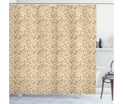 Abstract Tender Stems Shower Curtain