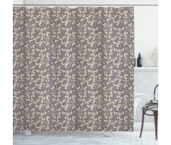 Ornamental Nature Design Shower Curtain