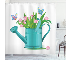 Bouquet of Tulips Garden Shower Curtain