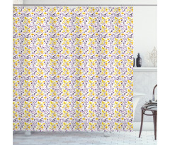 Aquarelle Folaige Petals Shower Curtain