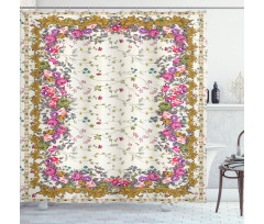 Spring Love Colorful Roses Shower Curtain