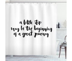 Little Step Journey Shower Curtain